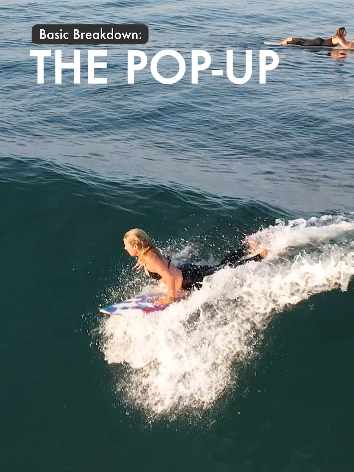 Are you struggling to pop-up ? A common mistake we often see people making is placing their hands too high on the surfboard. Ideally, we want to place our hands under our bottom ri