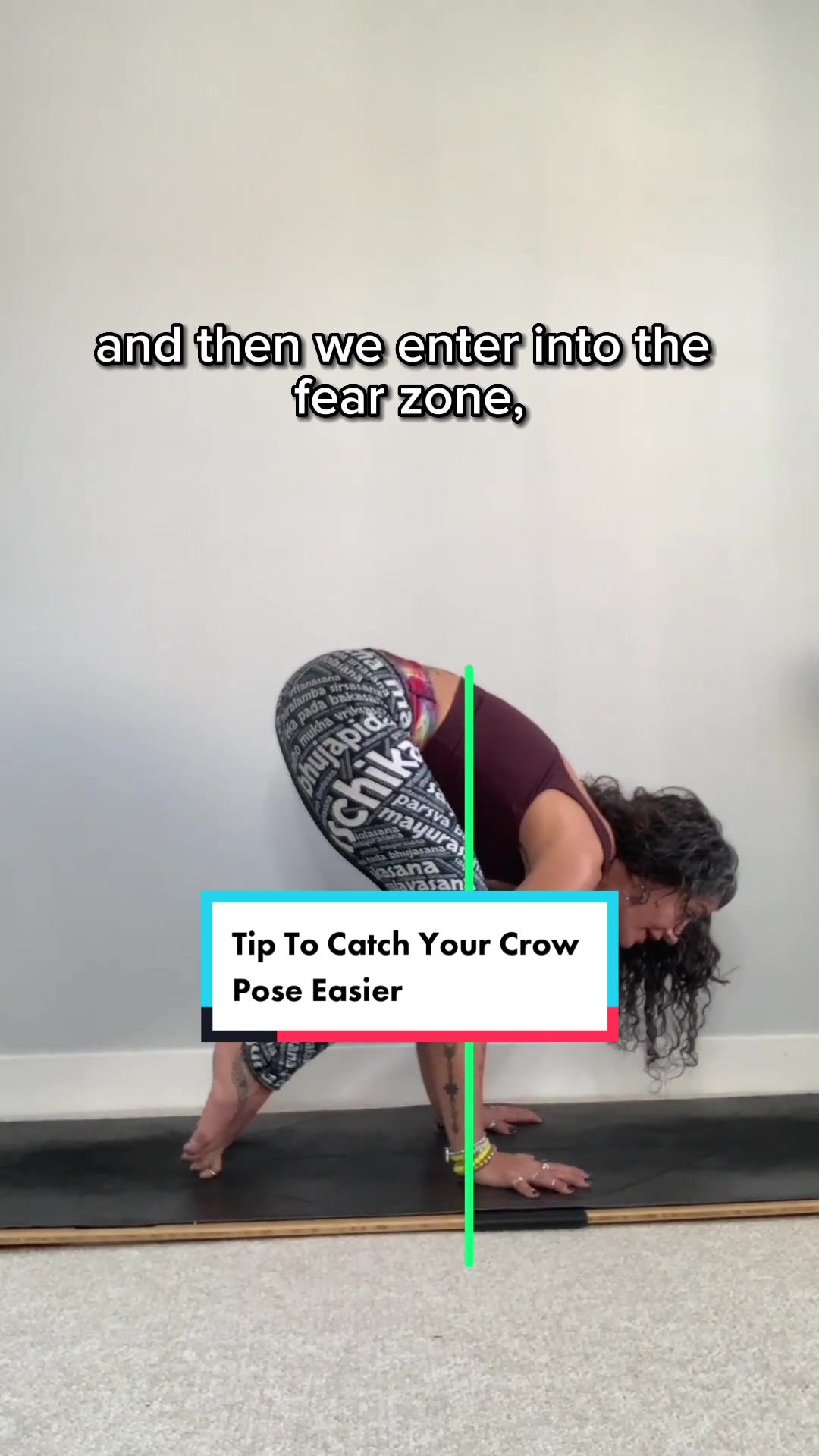 Here's a tip to make it easier to catch your crow pose! 🧡 #crowpose #bakasana #bakasanatips #bakasanapose #crowposetutorial #crowposetips #crowposeforbeginners #crowposeyoga