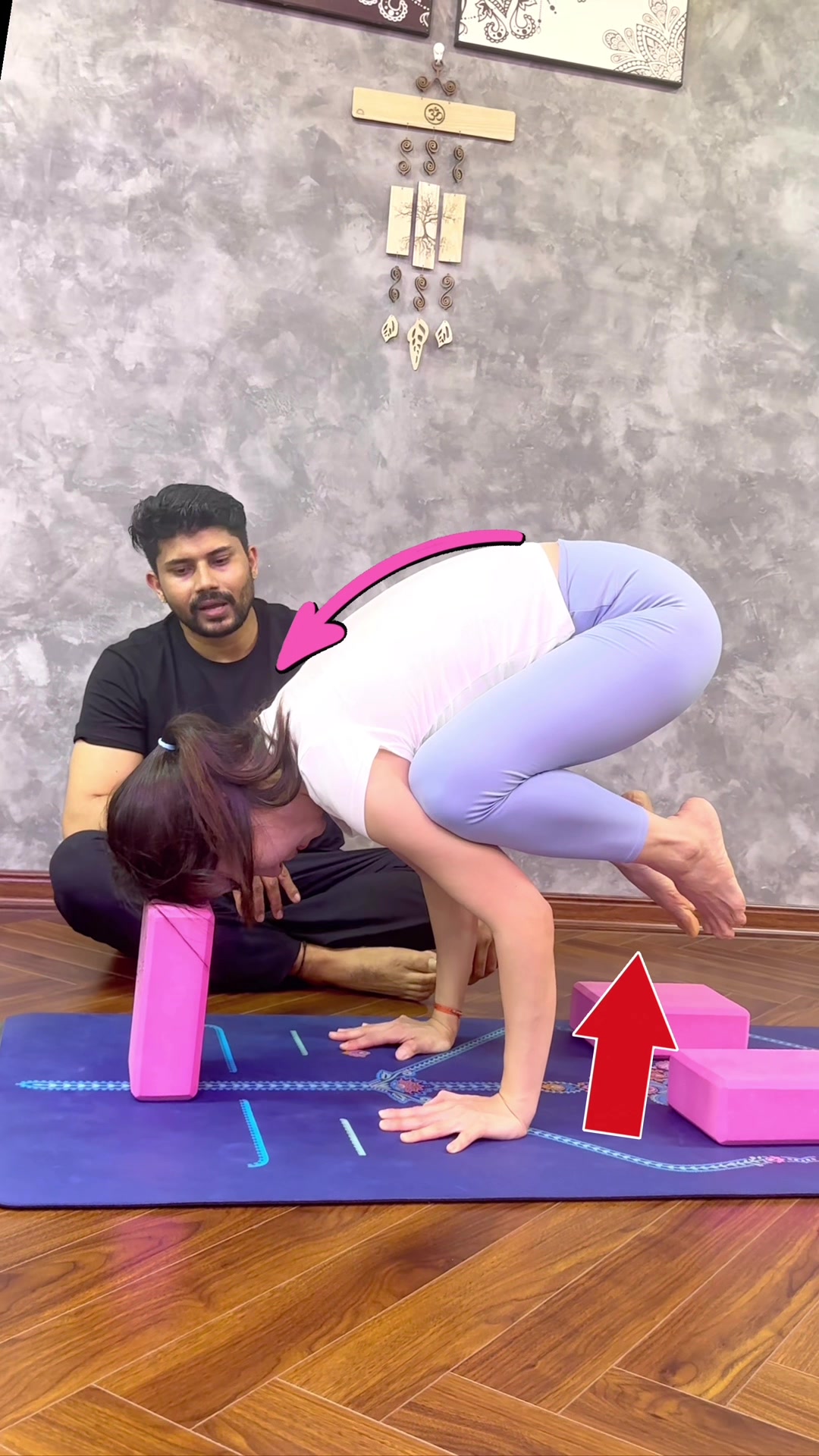Bakāsana (Crow Pose) for Beginners – Step by Step by @YOGA.UNIVERSE ..#crowpose #creatorsearchinsights #crowposeyoga #crowposeyogachallenge #bakasana